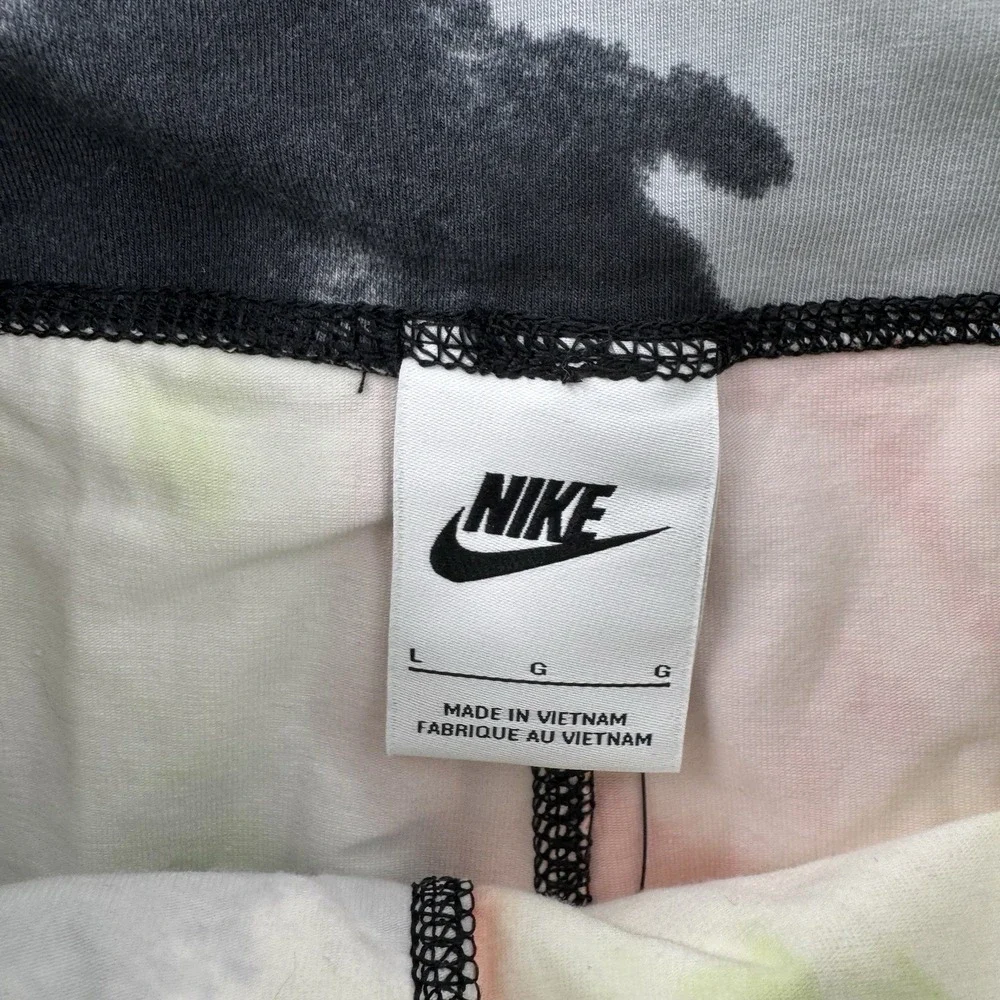 Nike Active Leggings Girls Large High Rise Full Length Tight‎ Fit Tie Dye NWT